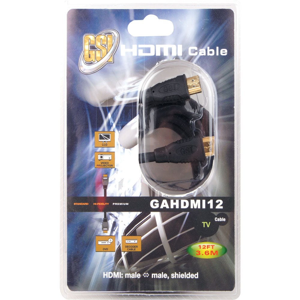 12ft HDMI Cable 4K Support Gold Plated Connector