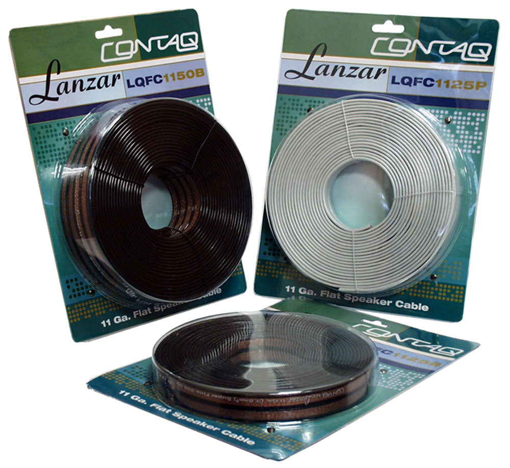 11Awg 50Ft Flat Speaker Black Cable