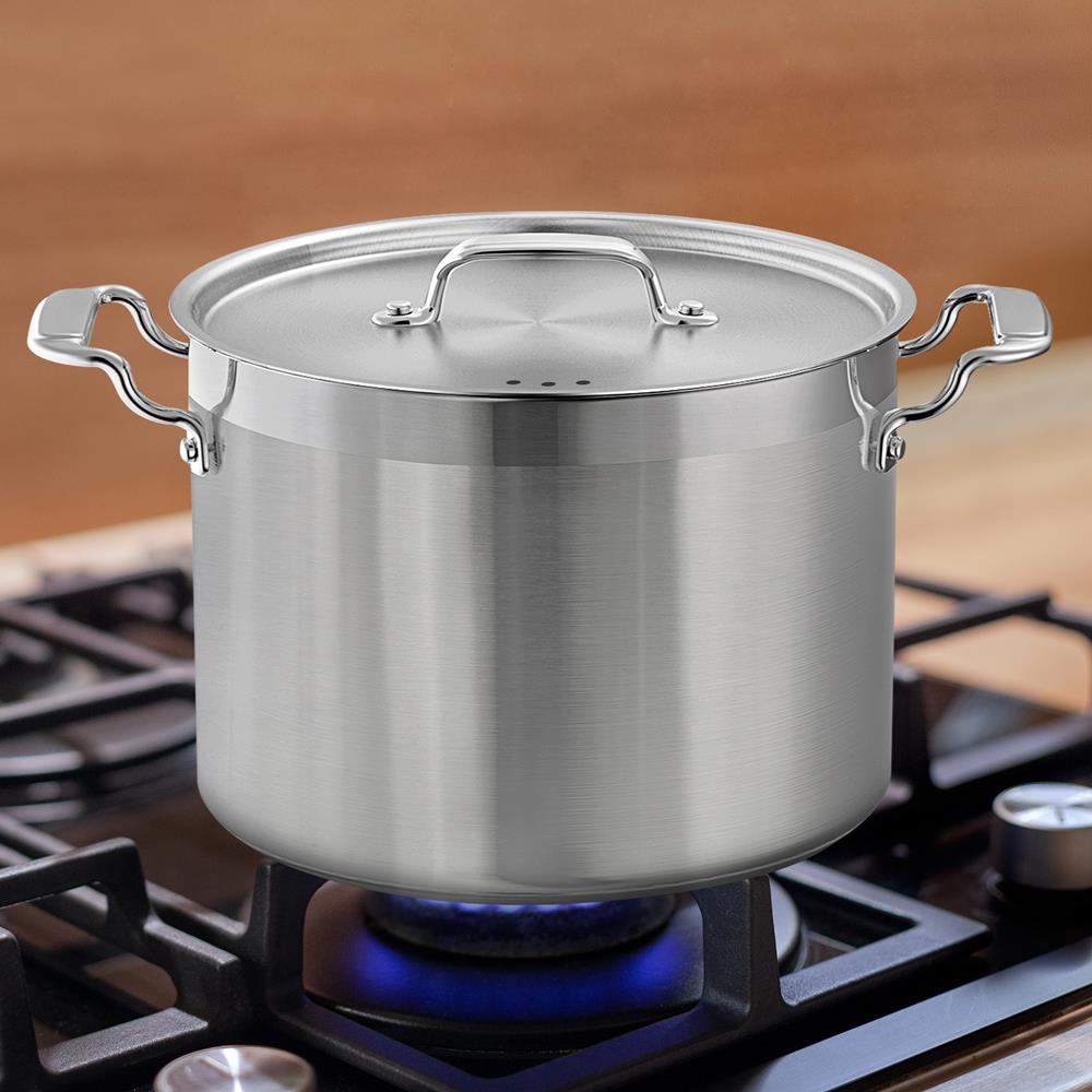 12-Quart Stockpot for Stew & Soup, Induction Compatible