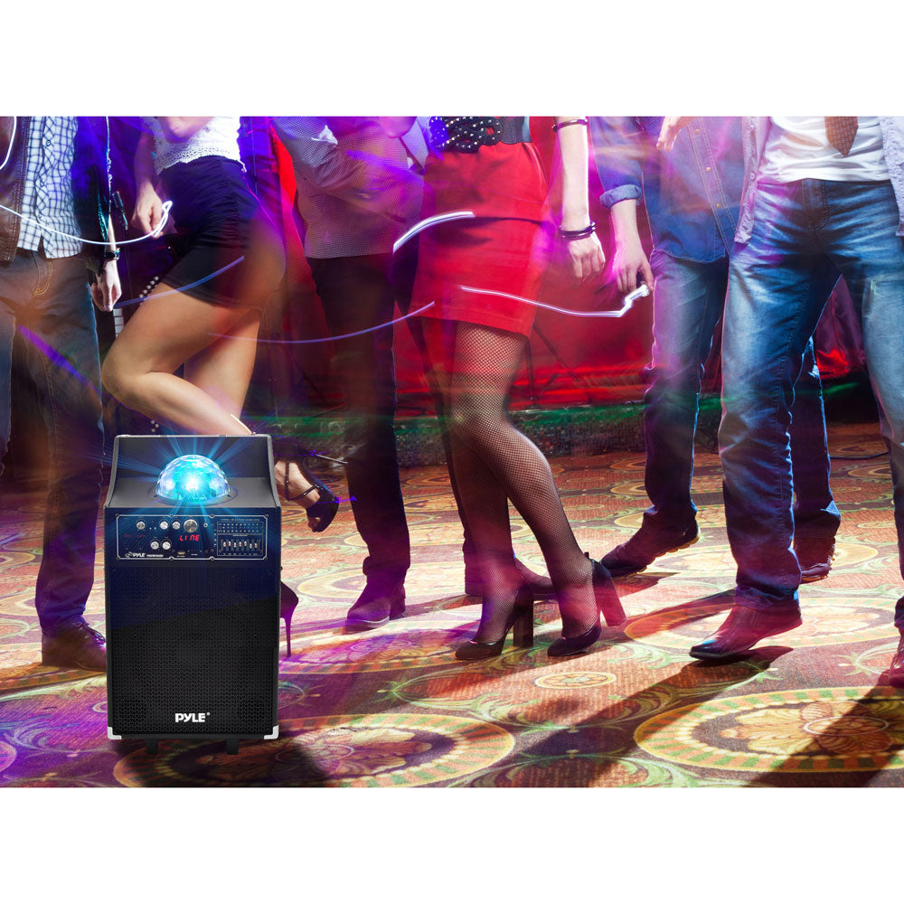 12" PA Speaker System 1000W Power USB/SD/FM Disco Lights