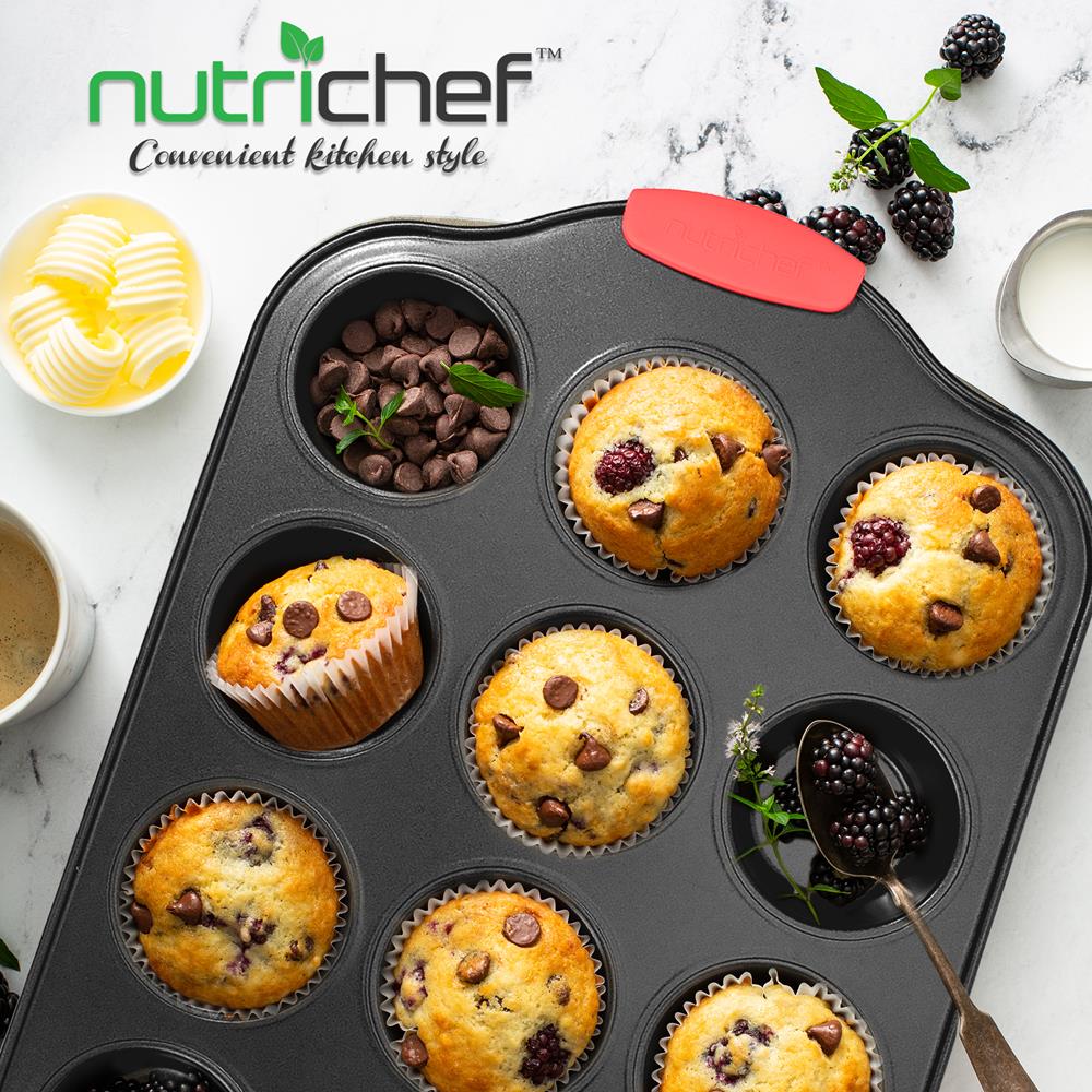 12 Cup Muffin Pan, Nonstick Carbon Steel