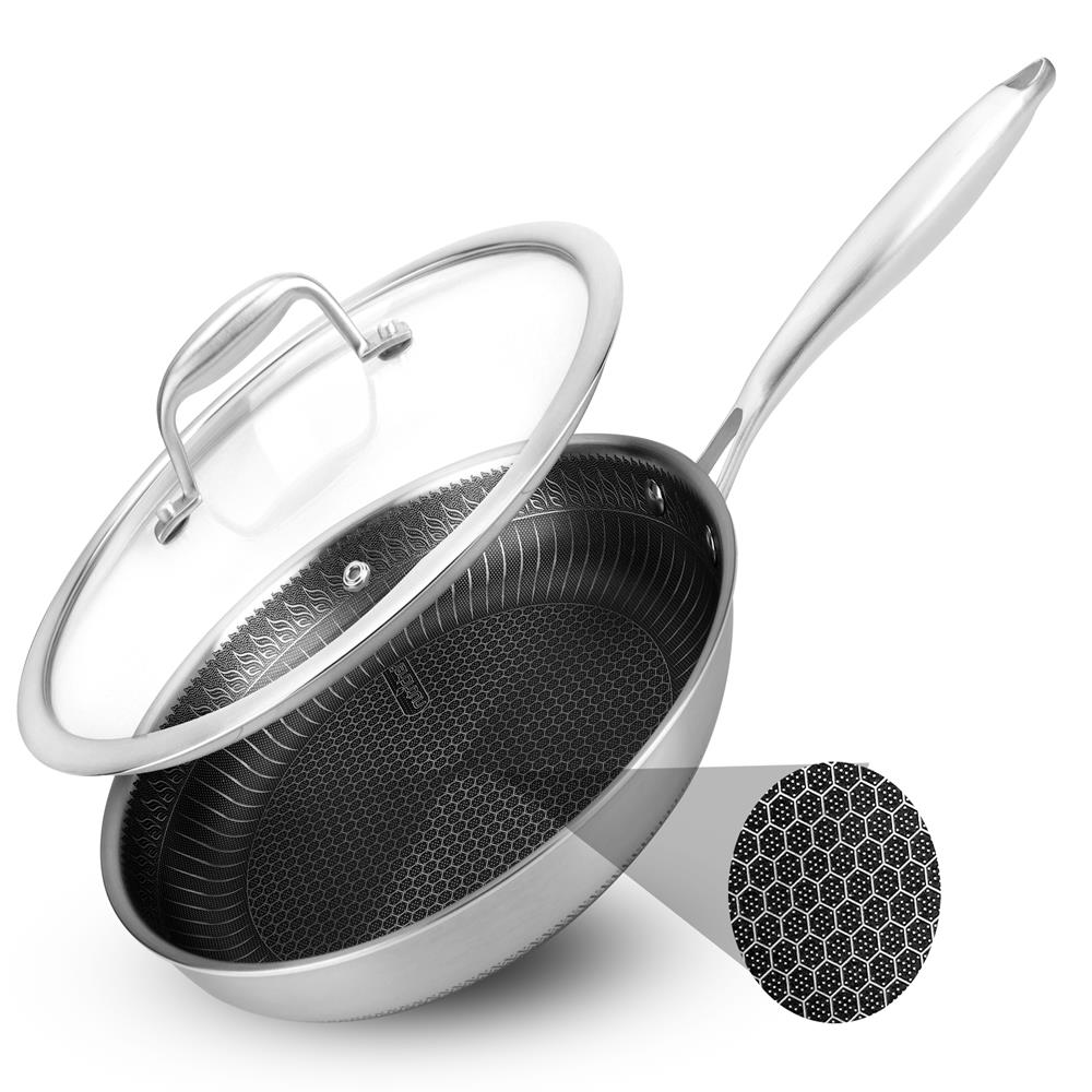 10" Stainless Steel Frying Pan, Non-Stick