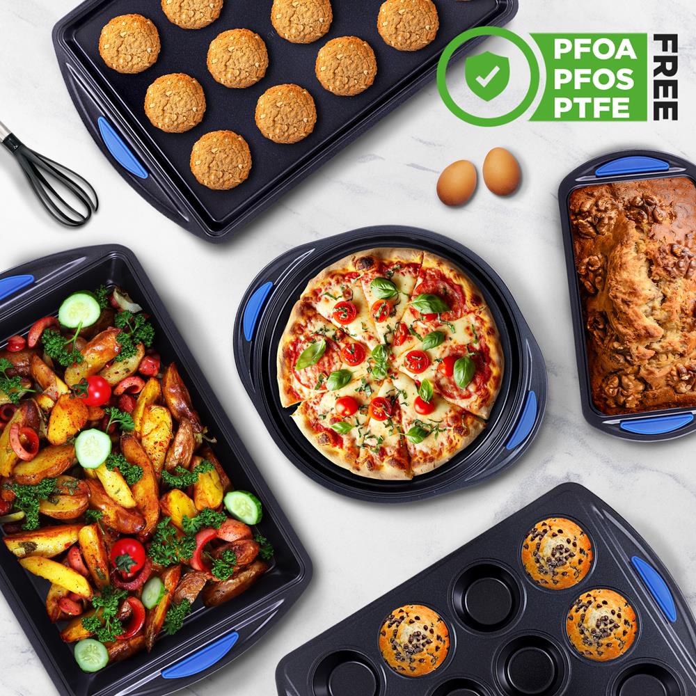 10-Piece Nonstick Bakeware Set - Easy Clean Carbon Steel