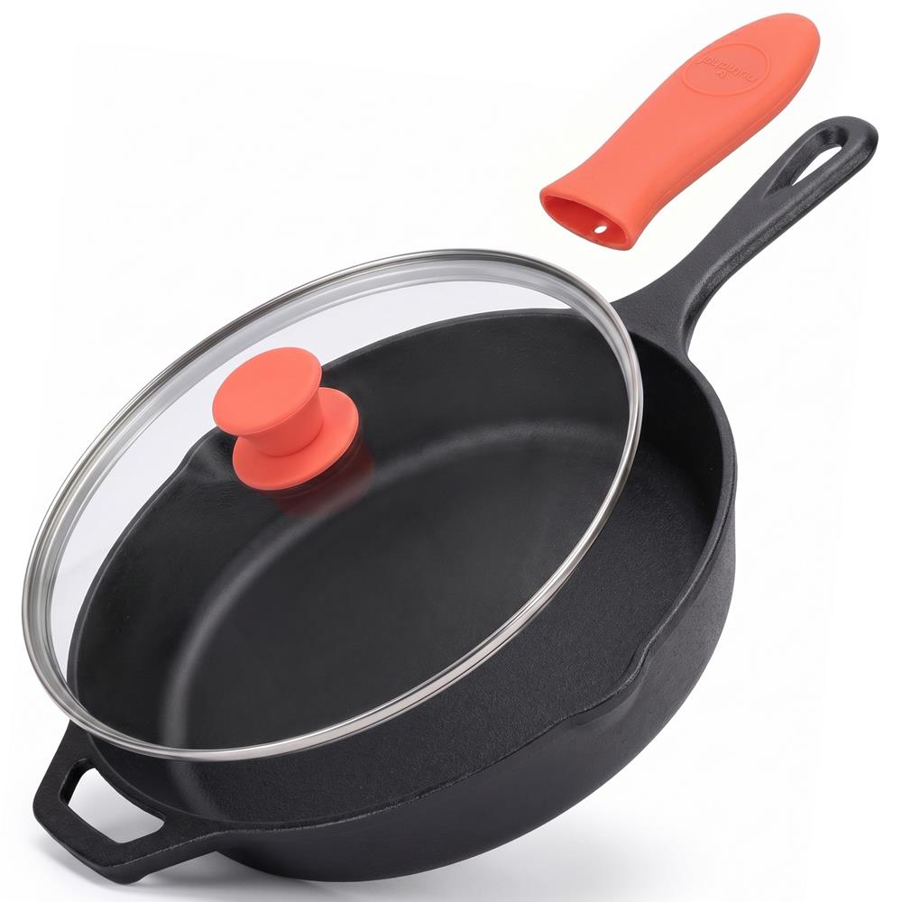 12" Cast Iron Skillet - Nonstick, Oven Safe
