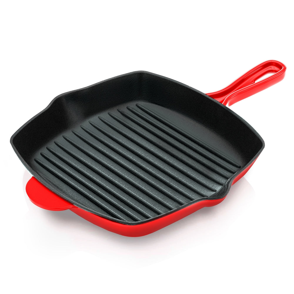 11" Cast Iron Grill Pan, Perfect Grill Marks
