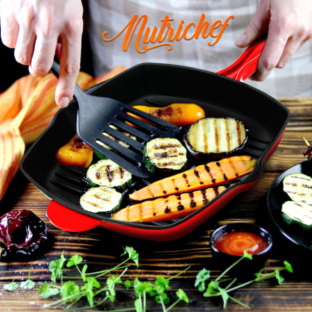 11" Cast Iron Grill Pan, Perfect Grill Marks
