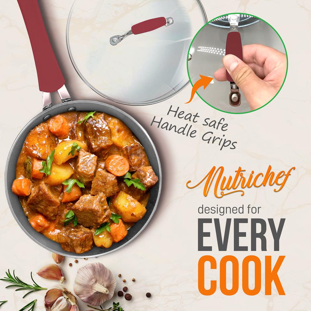 11-Piece Non-Stick Cookware Set, Even Heat, Ceramic Coating