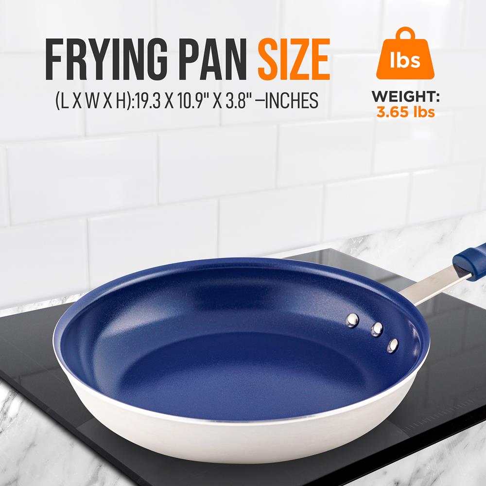 10" Nonstick Fry Pan - Easy Clean Ceramic Coating