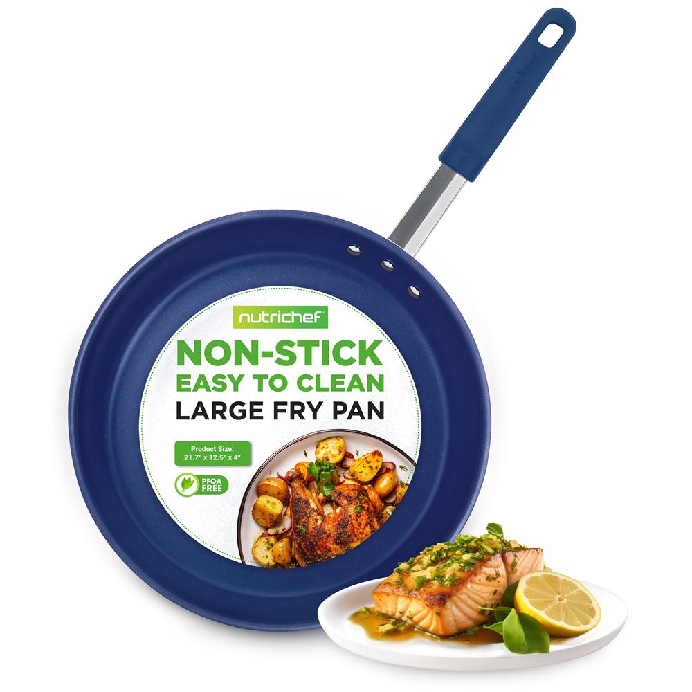 12" Nonstick Fry Pan - Easy Clean Ceramic Coating