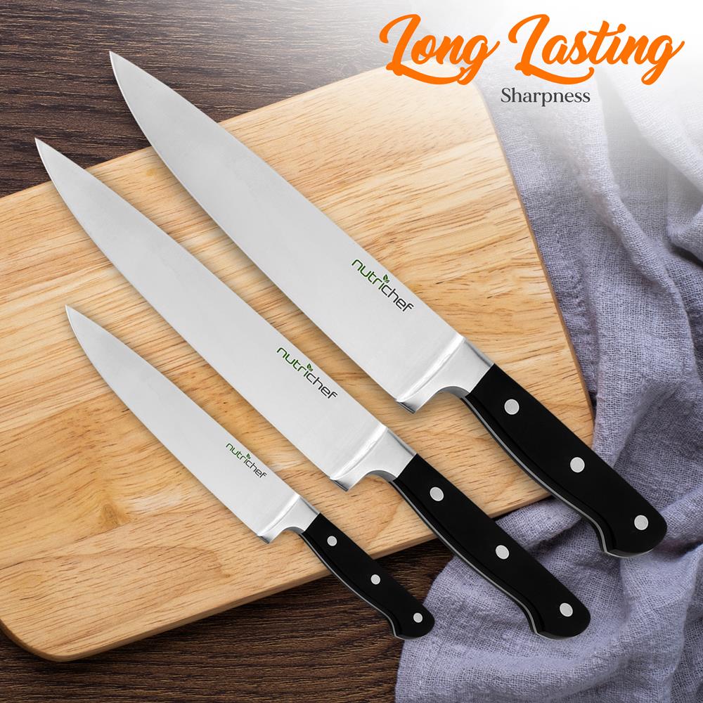 13-Piece Knife Set with Block, Precision German Steel