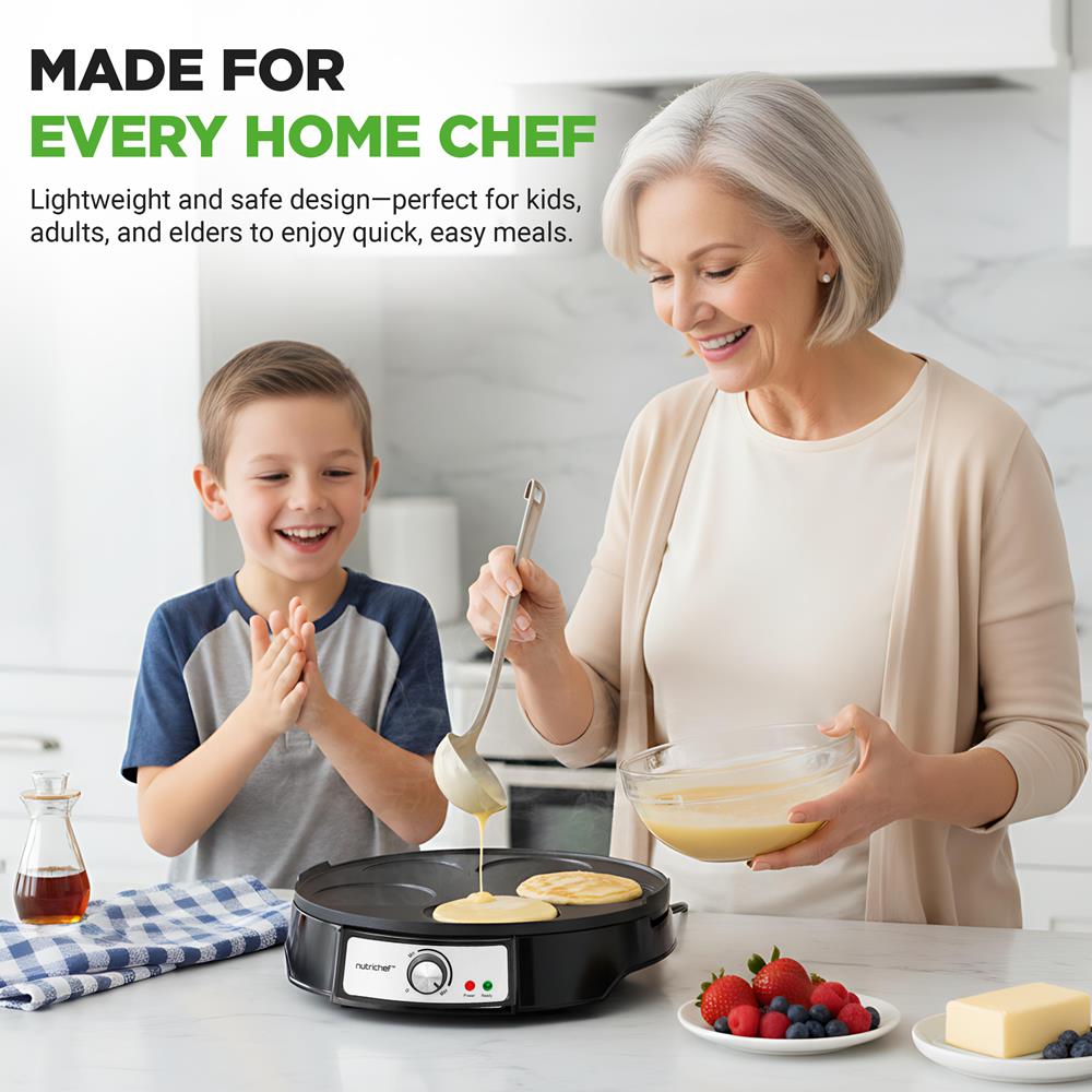 12" Reversible Crepe and Pancake Maker