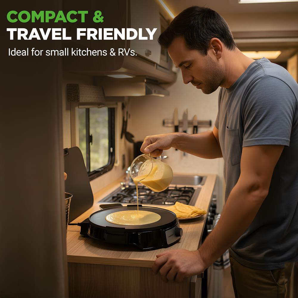 12" Reversible Crepe and Pancake Maker