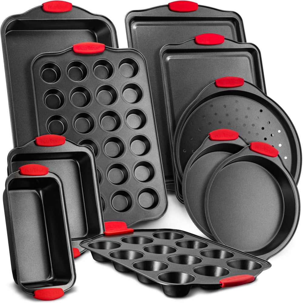 10-Piece Nonstick Bakeware Set, Easy Clean Carbon Steel