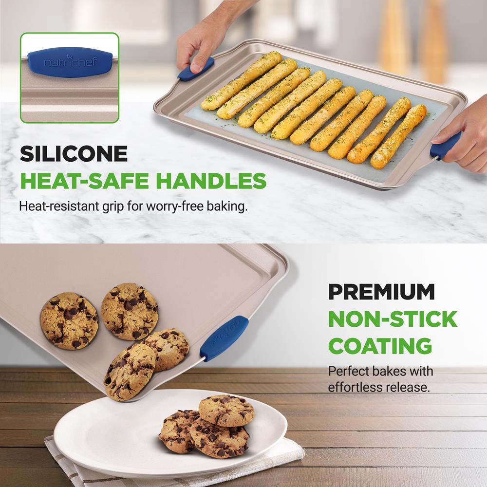 10-Piece Nonstick Bakeware Set - Easy Clean Carbon Steel