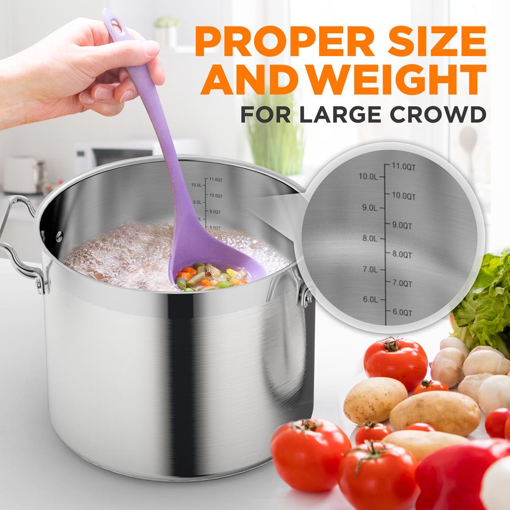 12-Quart Stockpot for Stew & Soup, Induction Compatible