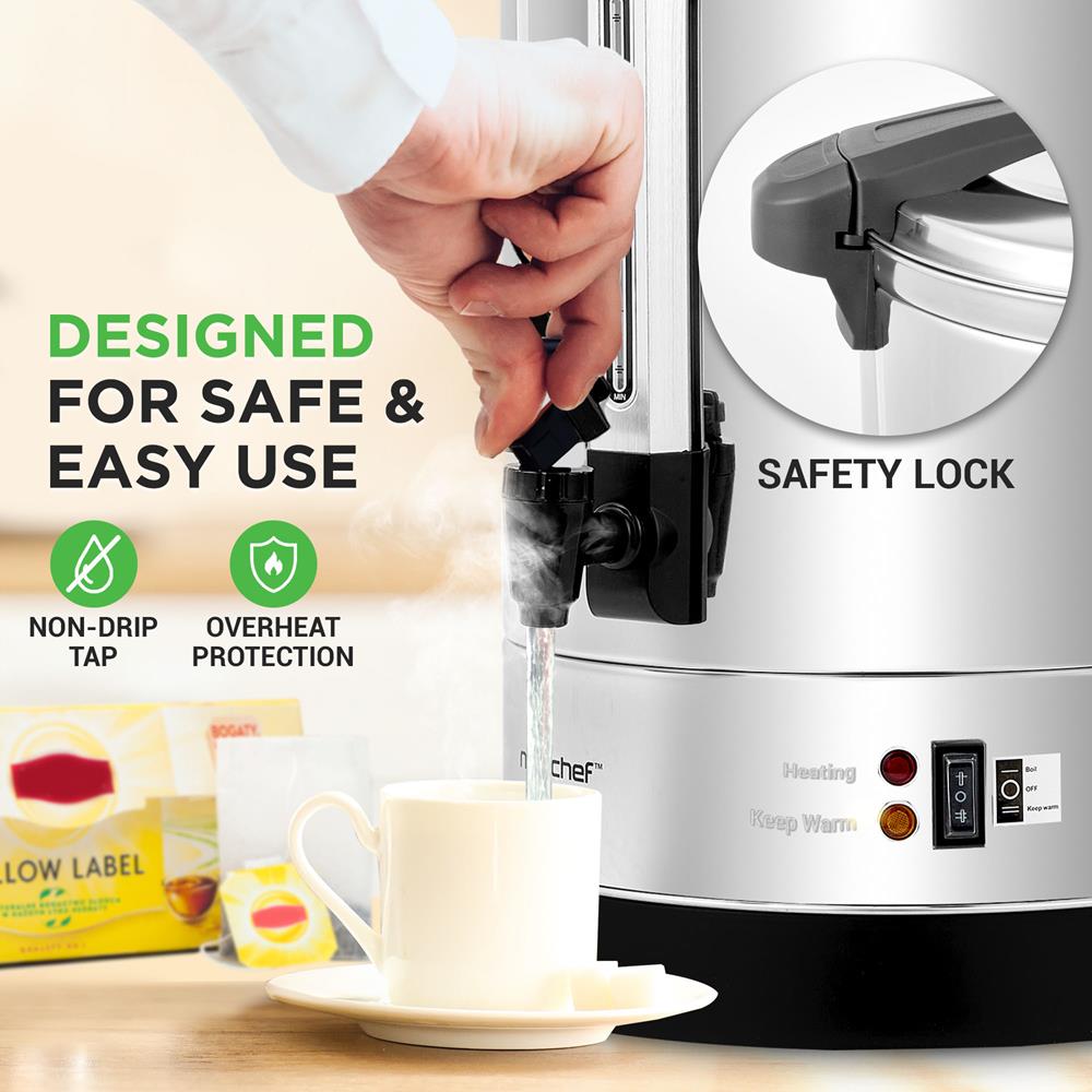 13L Water Boiler & Dispenser, Consistent Heat