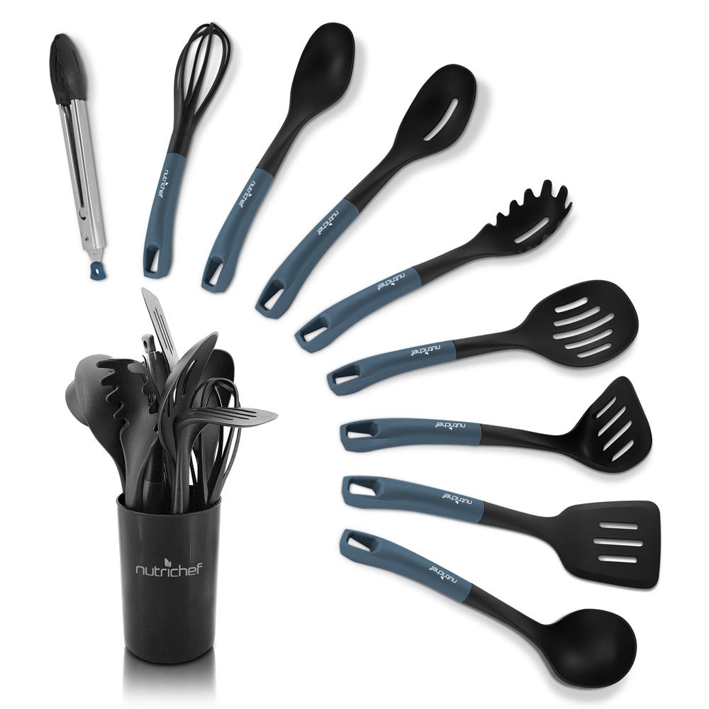 10-Piece Non-Stick Silicone Utensils Set - Heat Resistant