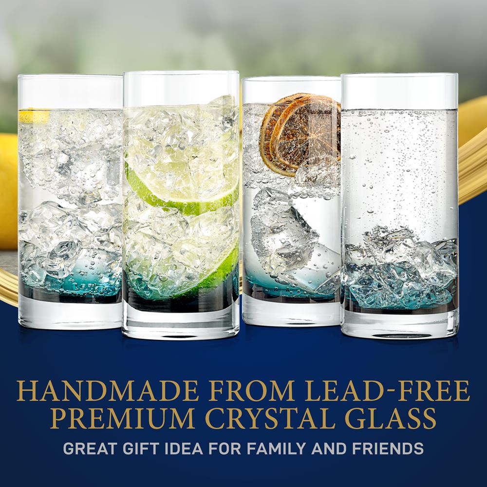 12.5oz Highball Glasses Set of 4