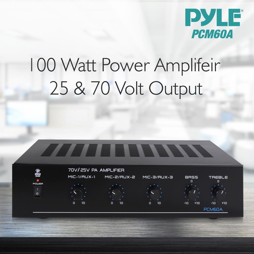 100W Bluetooth Power Amplifier - Indoor Stereo Receiver