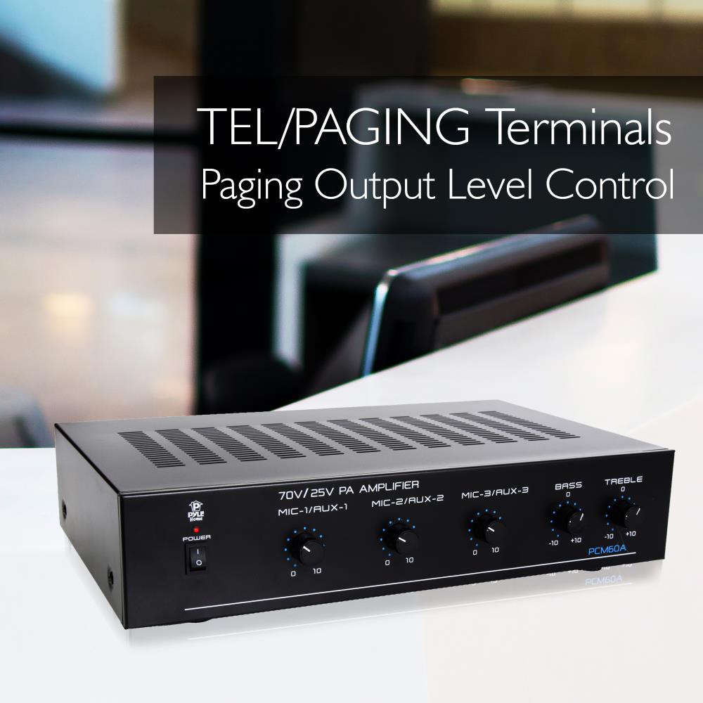 100W Bluetooth Power Amplifier - Indoor Stereo Receiver