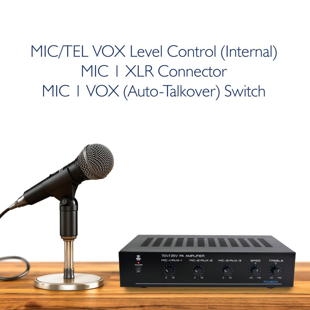 100W Bluetooth Power Amplifier - Indoor Stereo Receiver
