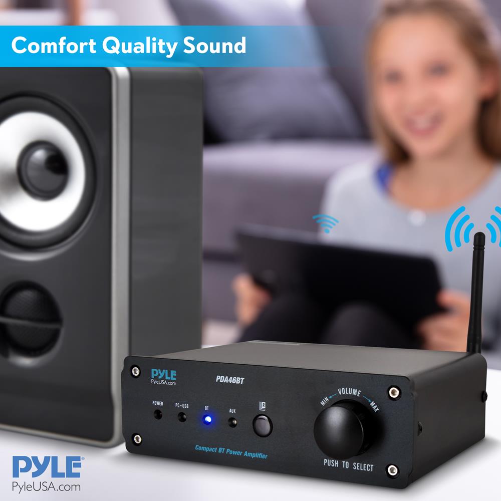 100W Bluetooth Stereo Amplifier - Hi-Fi Sound