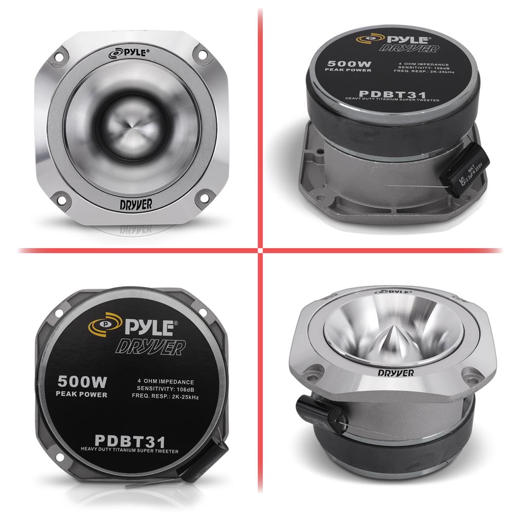 1.5" Heavy Duty Titanium Super Tweeter