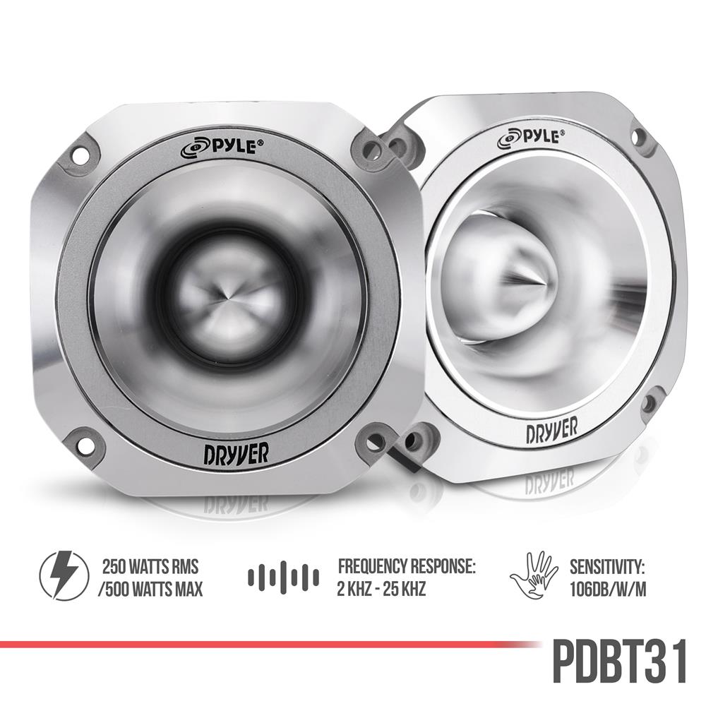 1.5" Heavy Duty Titanium Super Tweeter