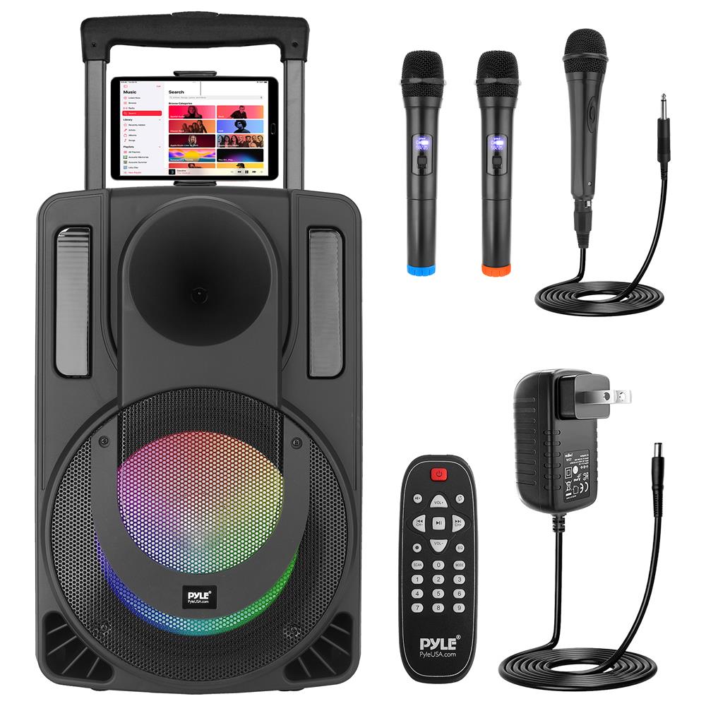 10" Portable PA Speaker - Karaoke System, Bluetooth