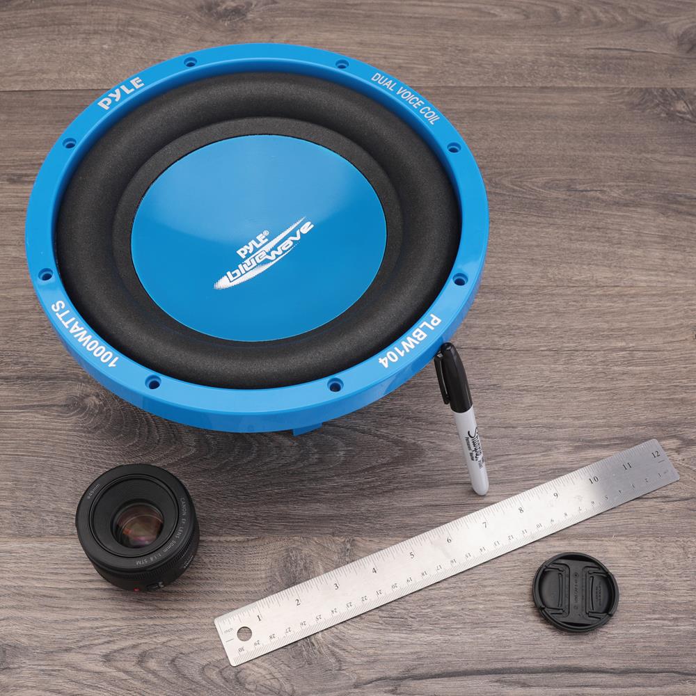 10" Car Subwoofer 1000W Power Dual Voice Coil Blue Cone