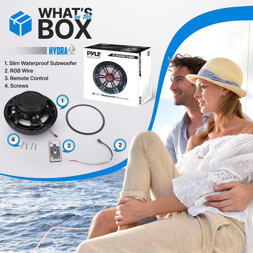 12" Slim Waterproof Subwoofer