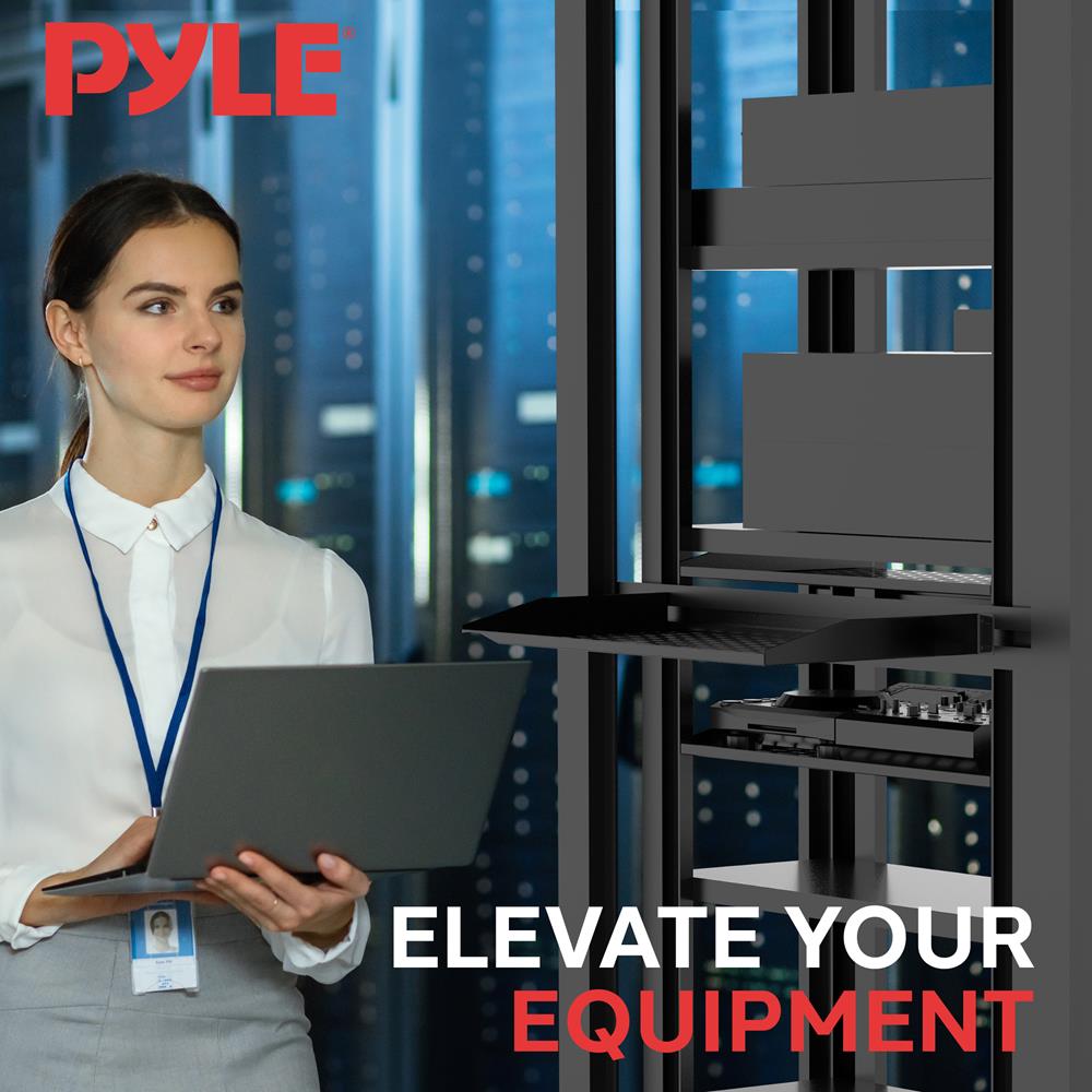 10-Pc 1U Server Rack Shelf Mount Tray (10-Pack)