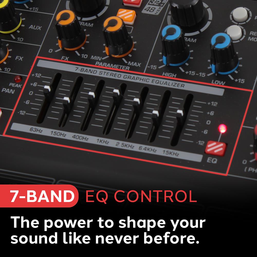 12-Channel Bluetooth Studio Mixer - USB Recording