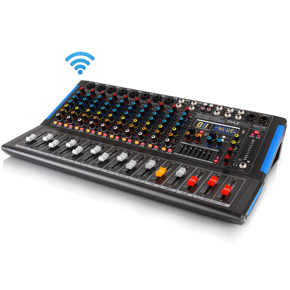 12-Channel Bluetooth Studio Mixer - USB Recording
