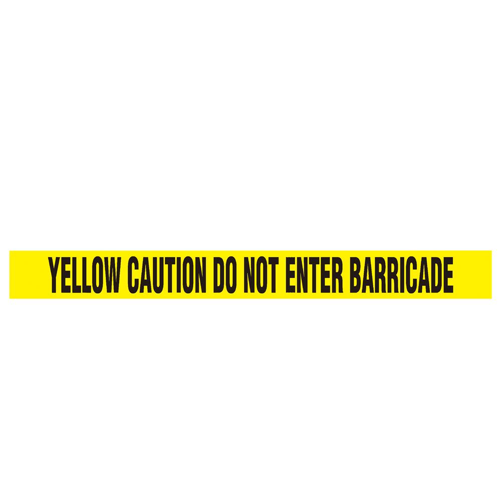12-Piece Caution Tape Set, High Visibility, Polyethylene