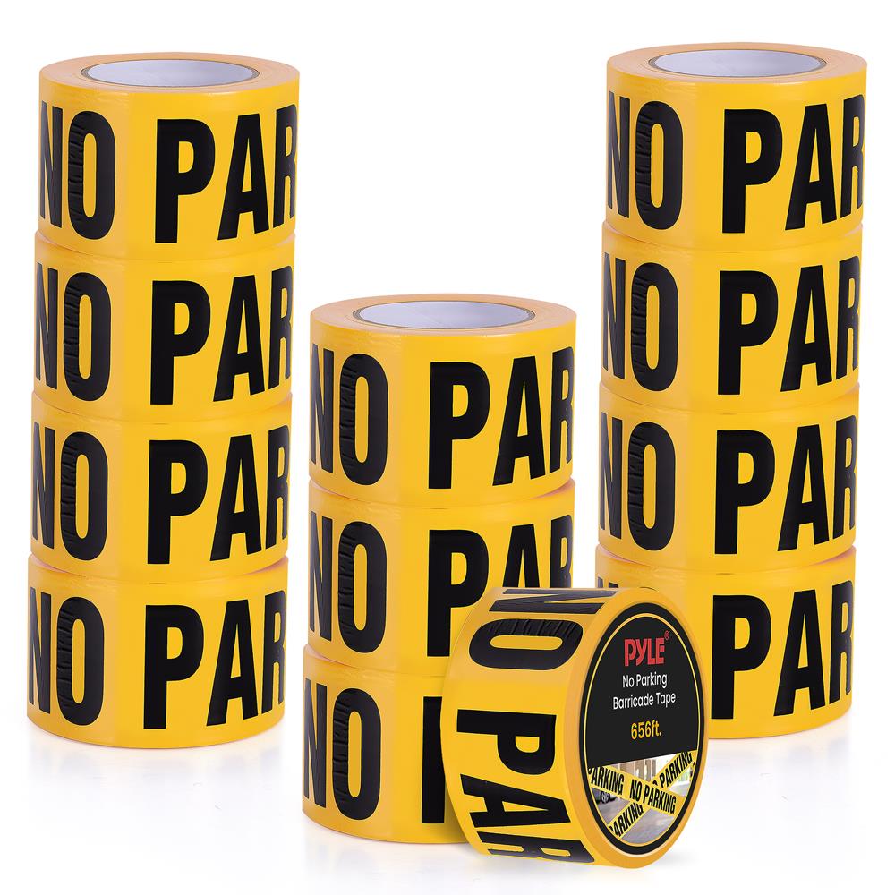 12 Pieces Caution Tape 656ft Roll High Visibility