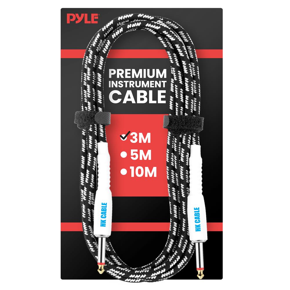 10 Ft Guitar Cable Noise Reduction Gold Plug Flexible