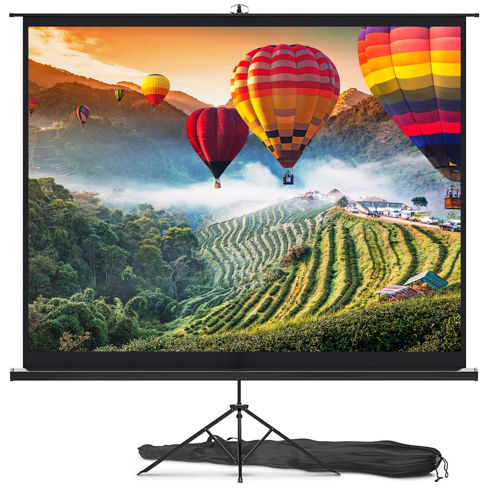 100" Portable Projector Screen, Quick Setup