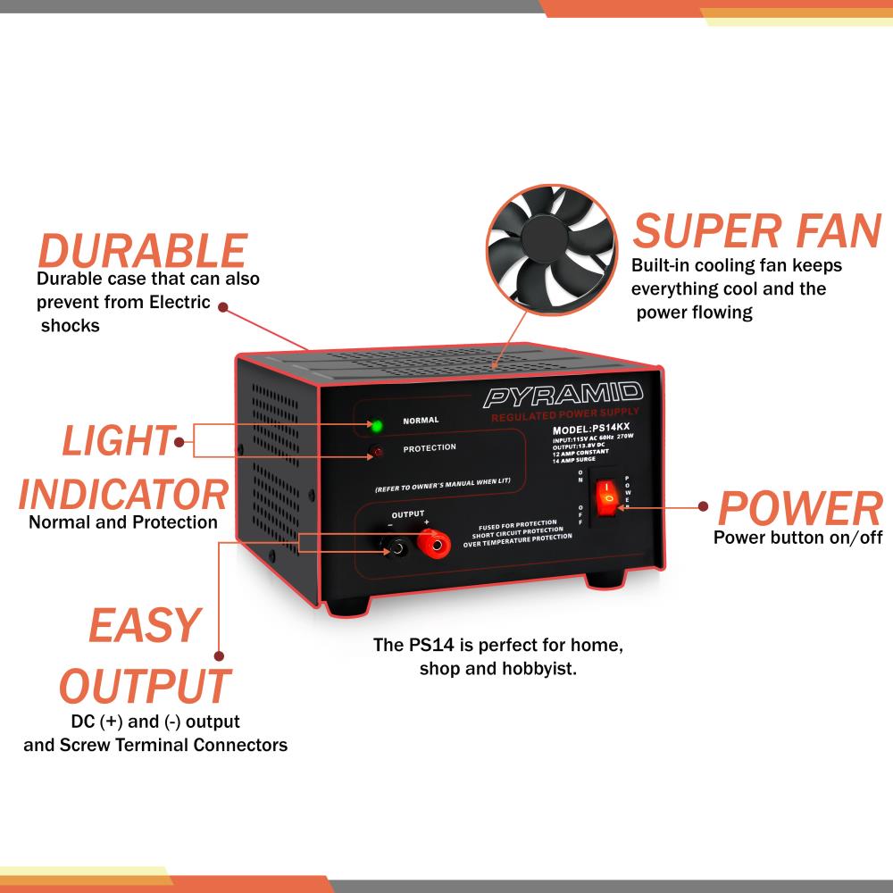 12 Amp Bench Power Supply