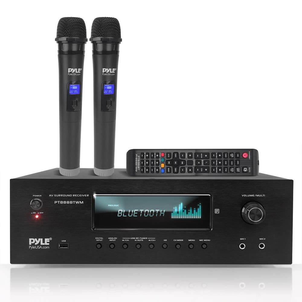1000W 5.2-Ch Home Theater Receiver 4K UHD Bluetooth 2