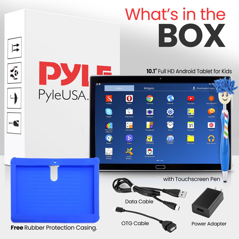 10.1" Full HD Android Tablet for Kids, Quad-Core