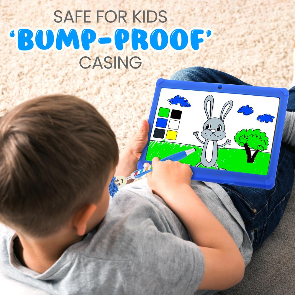 10.1" Full HD Android Tablet for Kids, Quad-Core