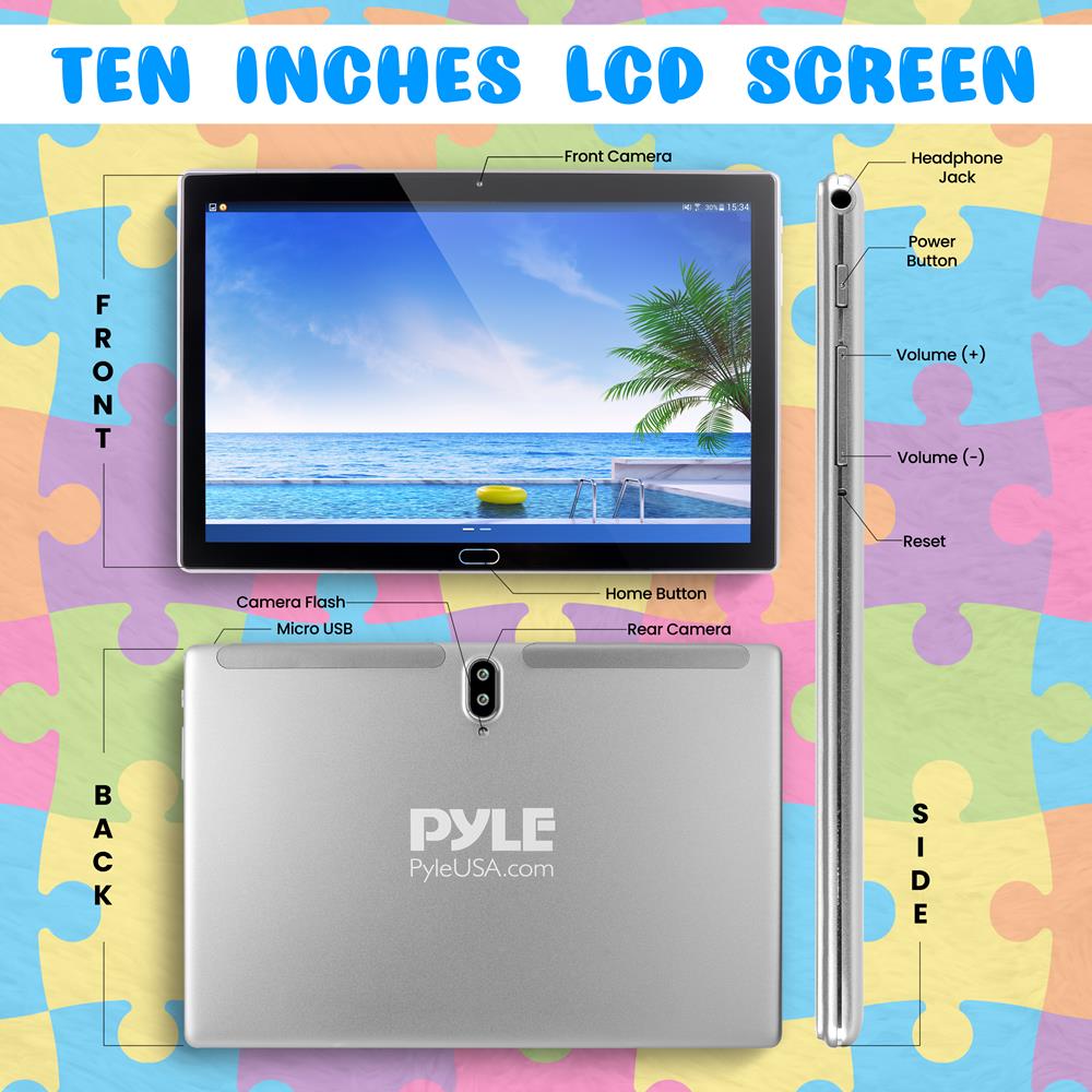 10.1" Full HD Android Tablet for Kids, Quad-Core