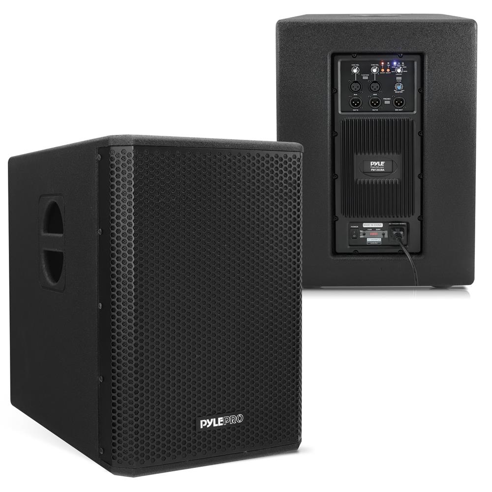 12" 1600W Subwoofer System, Louder Bass, DSP Processor