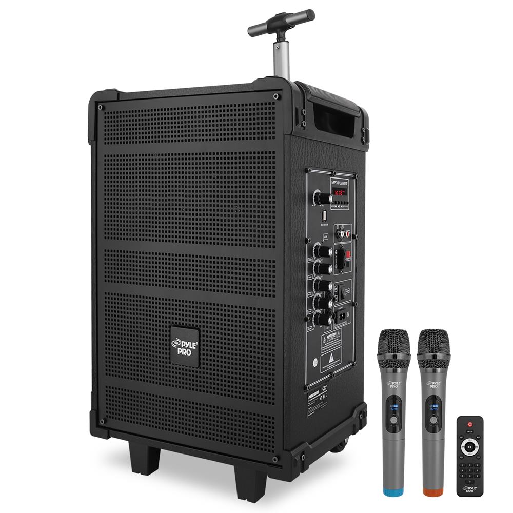 10" Portable Bluetooth Speaker System 600W Rechargeable