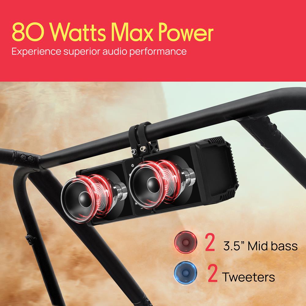 11" Powered ATV/UTV Soundbar System