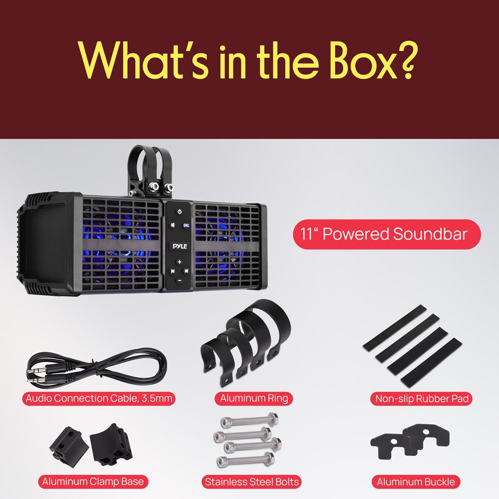 11" Powered ATV/UTV Soundbar System