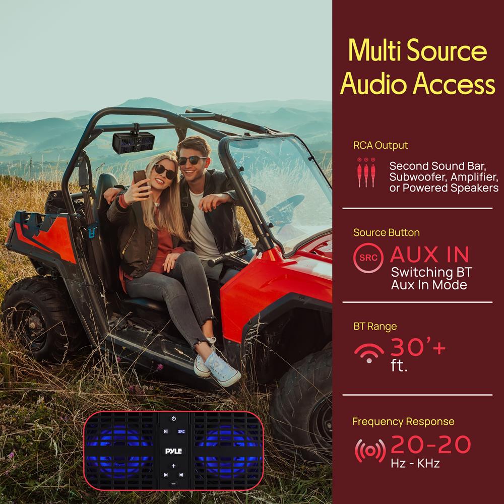 11" Powered ATV/UTV Soundbar System