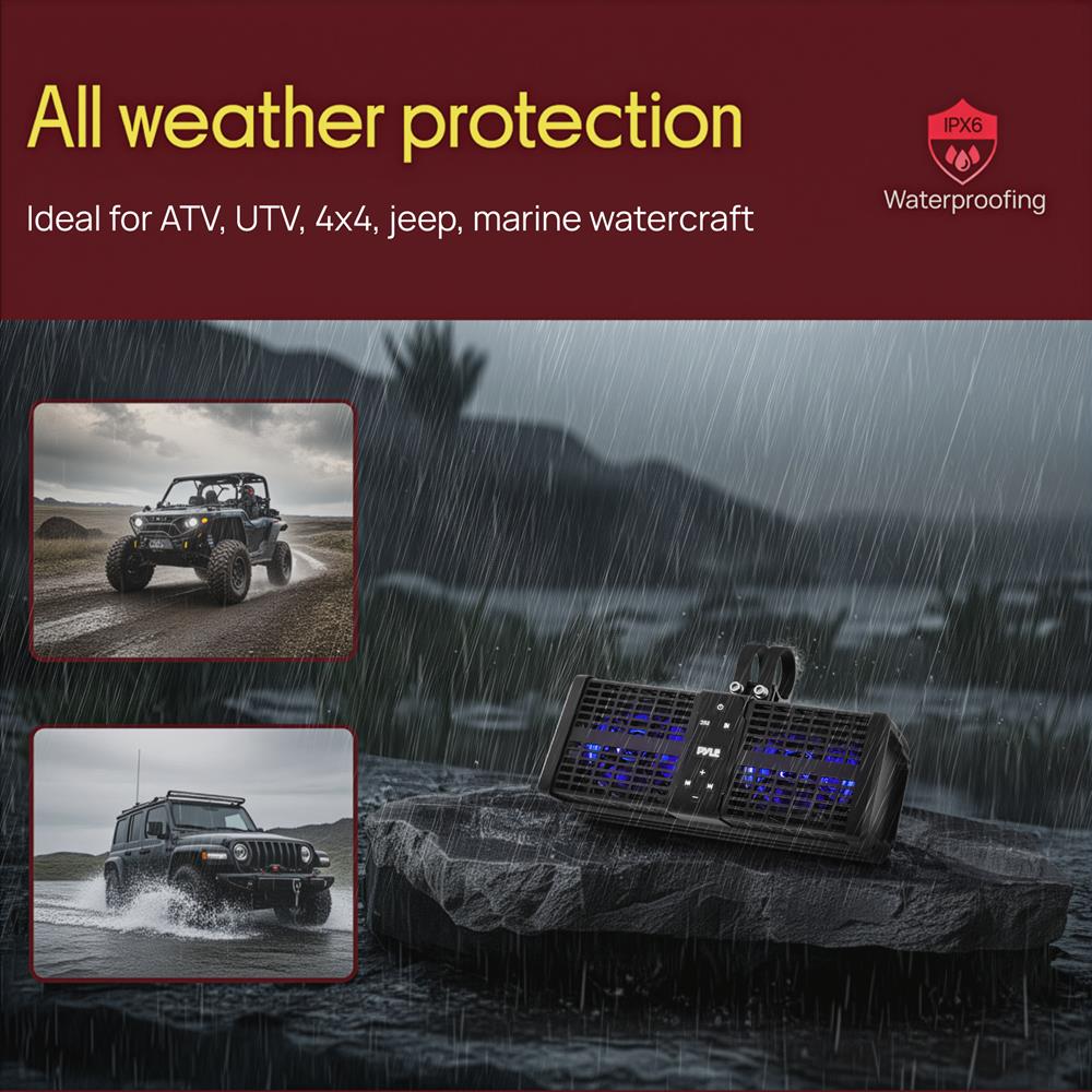 11" Powered ATV/UTV Soundbar System