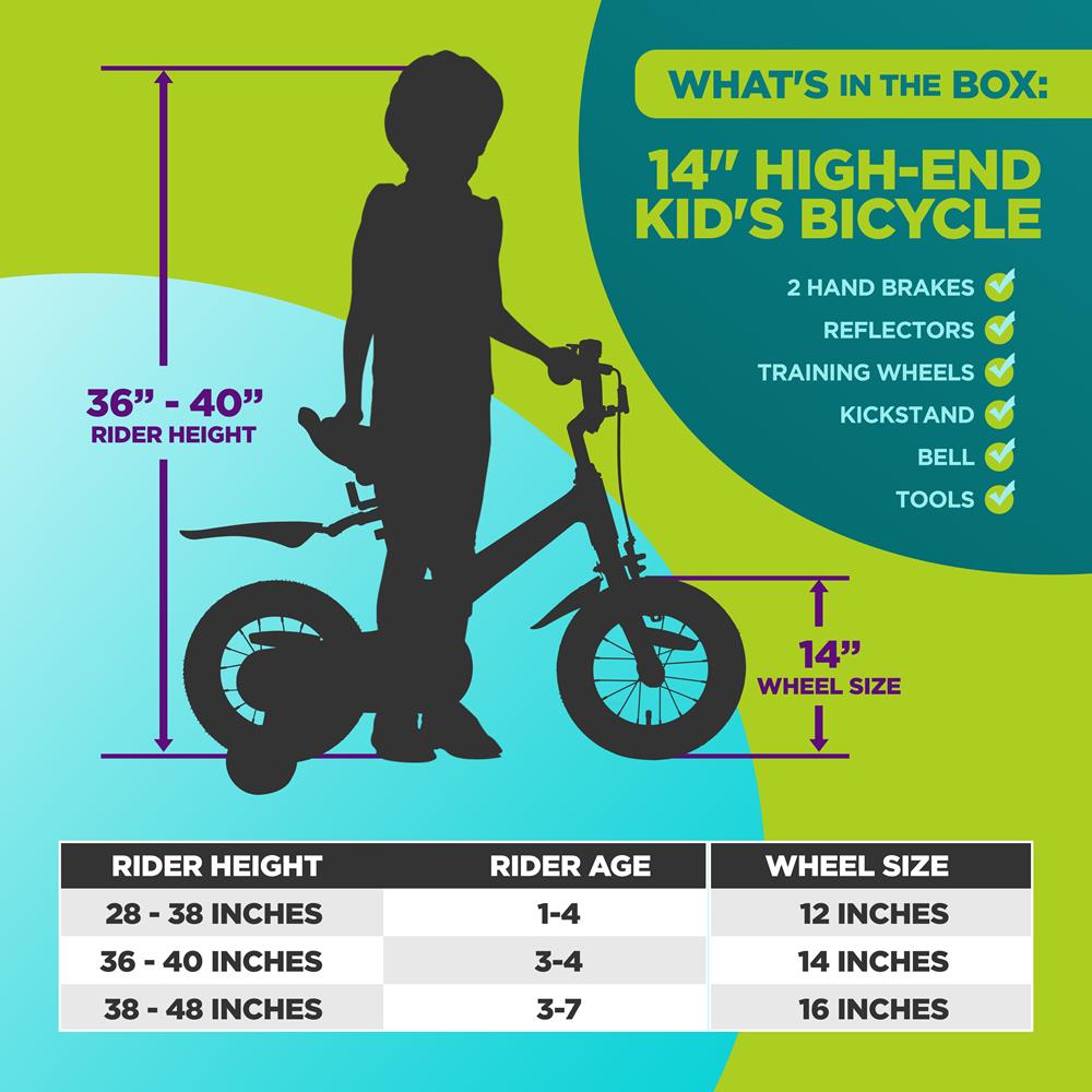 14" High-End Kids Bicycle